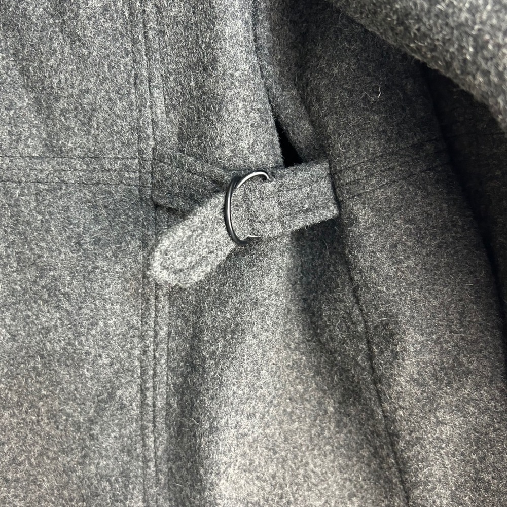 Braetan Women's Charcoal Grey Wool Blend‎ Hooded Zip Front Coat Size Medium - Picture 9 of 11